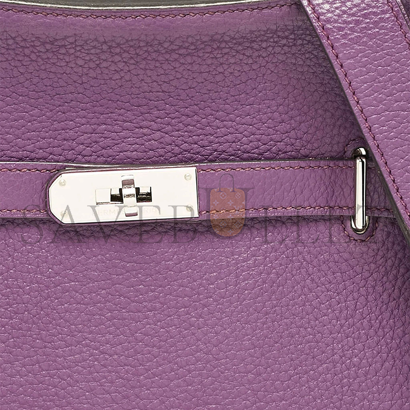 H**mes jypsiÈre shoulder anemone purple bag (28*22*12cm)
